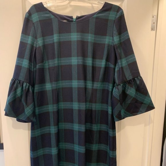 Timeless Talbot's Wool Plaid Dress - Picture 1 of 9